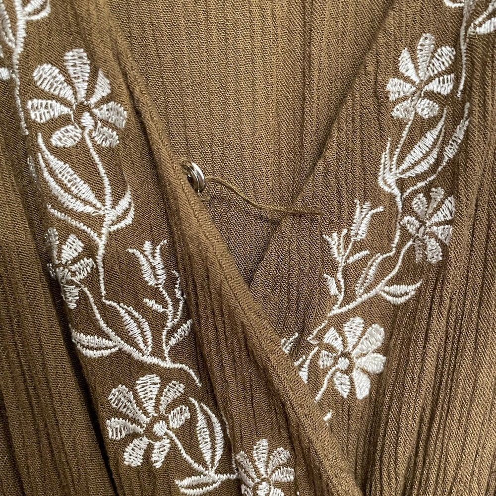 Olive boho jumpsuit - Picture 4 of 6